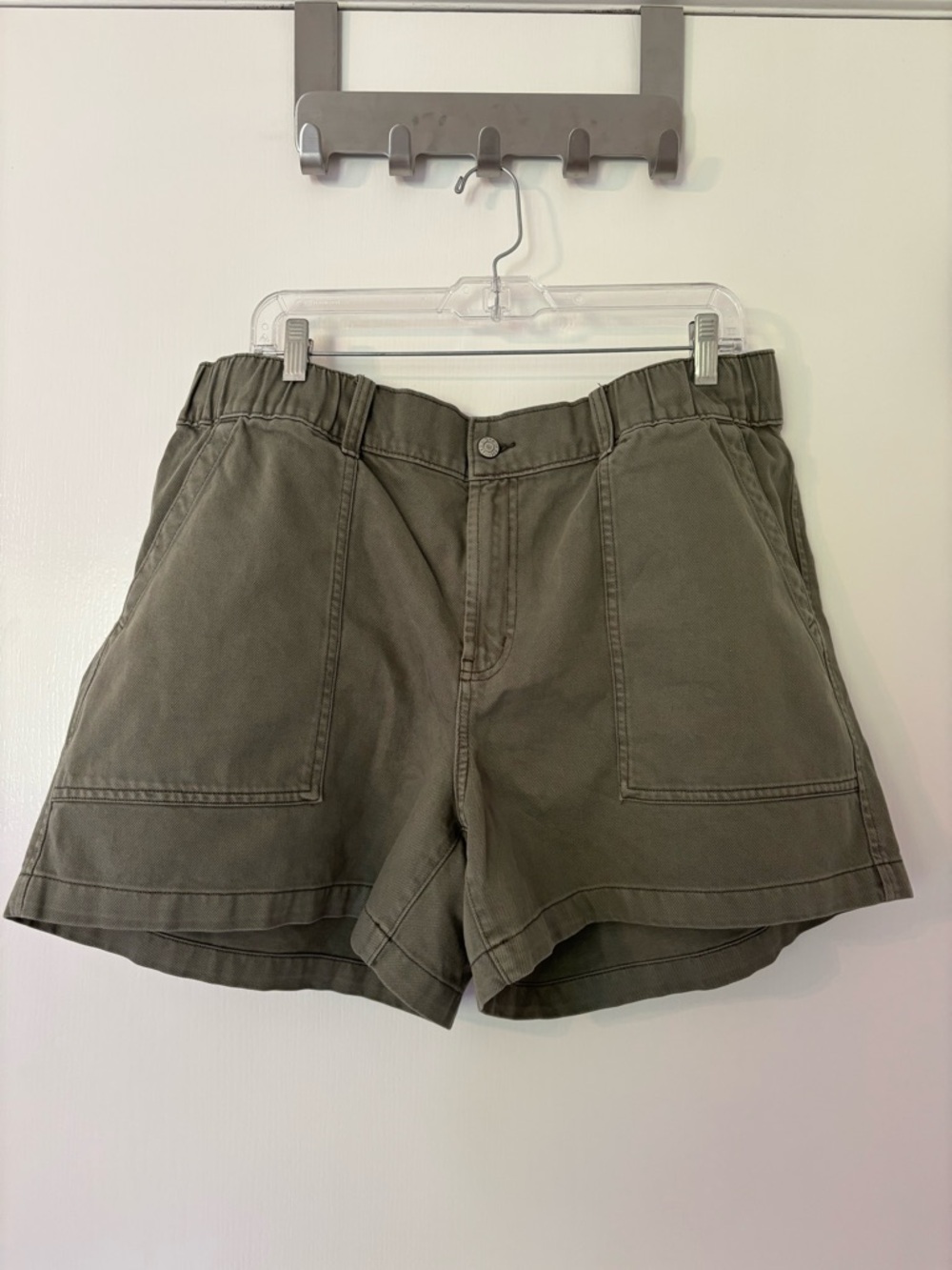 GAP Olive Utility Cargo Shorts